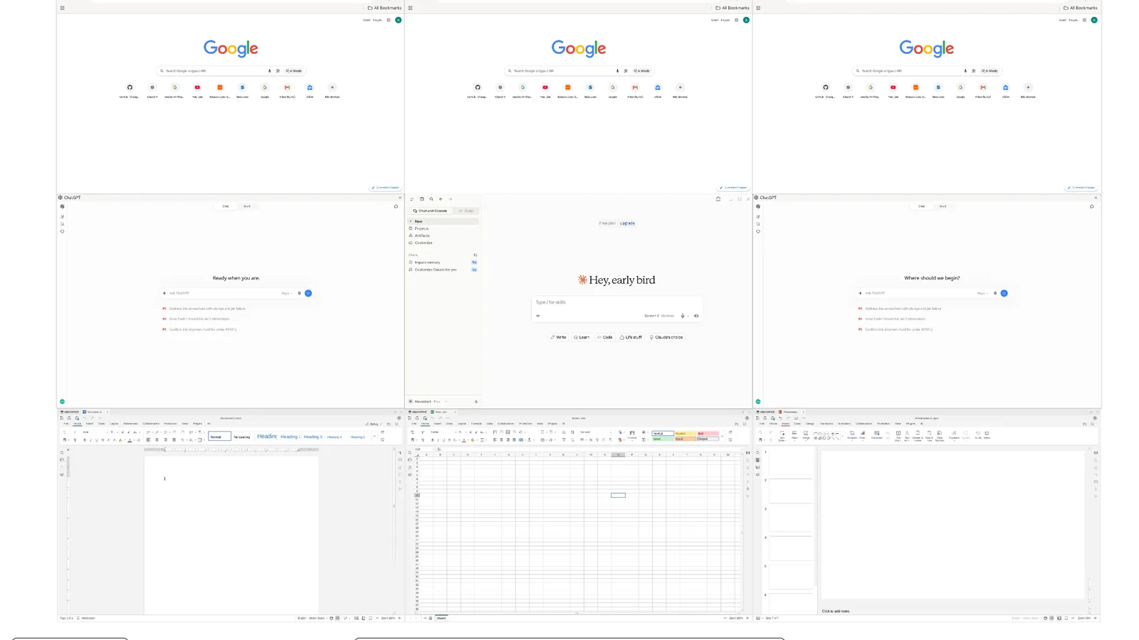 Novastart - The Infinite Canvas OS screenshot